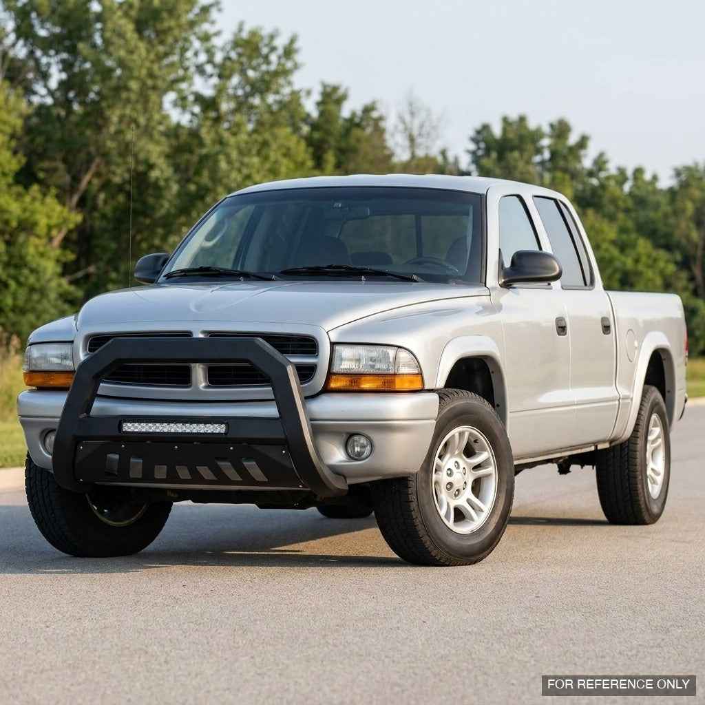 1997-2004 Dodge Dakota & 1998-2003 Durango Advanced Series Bull Guard w/ Built-In LED Light Bar — Matte Black