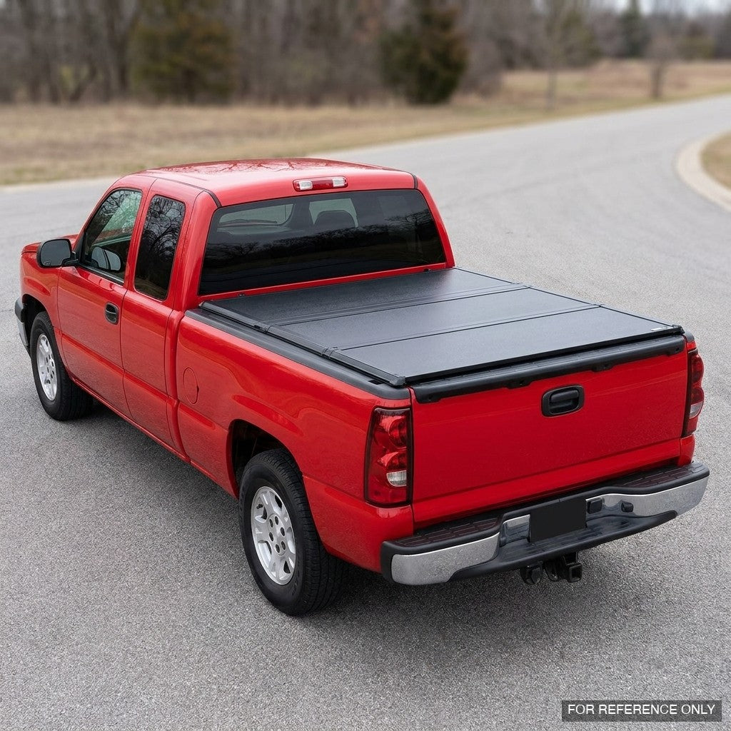 1999-2007 Chevrolet Silverado & GMC Sierra Fleetside 6.5 Ft Bed Hard Tri-Fold Tonneau Cover — Low Profile