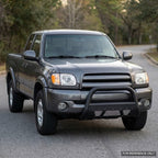 2000-2006 Toyota Tundra & 2001-2007 Sequoia Bull Guard w/ Studded Mesh Skid Plate — Matte Black
