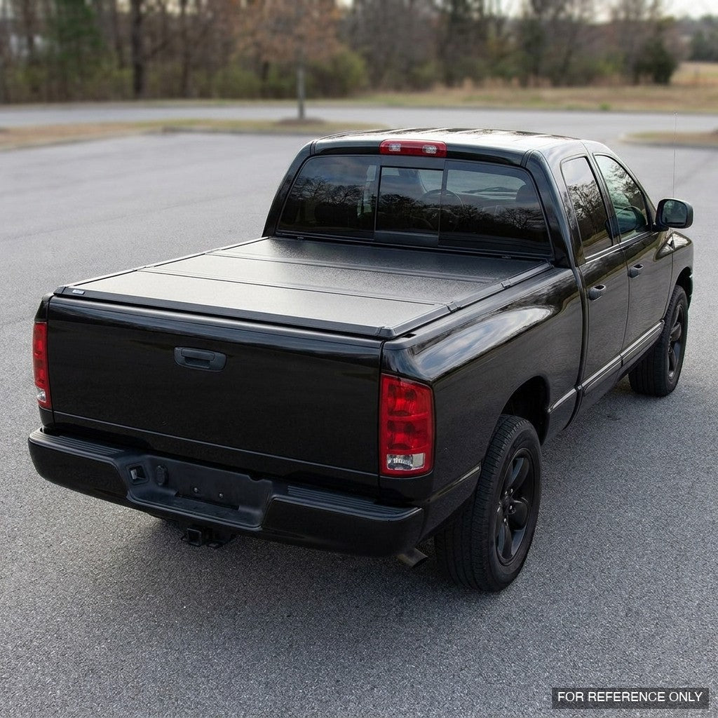 2002-2008 Dodge Ram 1500 & 2003-2009 Ram 2500/3500 6.5 Ft Bed Hard Tri-Fold Tonneau Cover — Low Profile