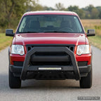 2006-2010 Ford Explorer & Sport Trac Advanced Series Bull Guard w/ Built-In LED Light Bar — Matte Black