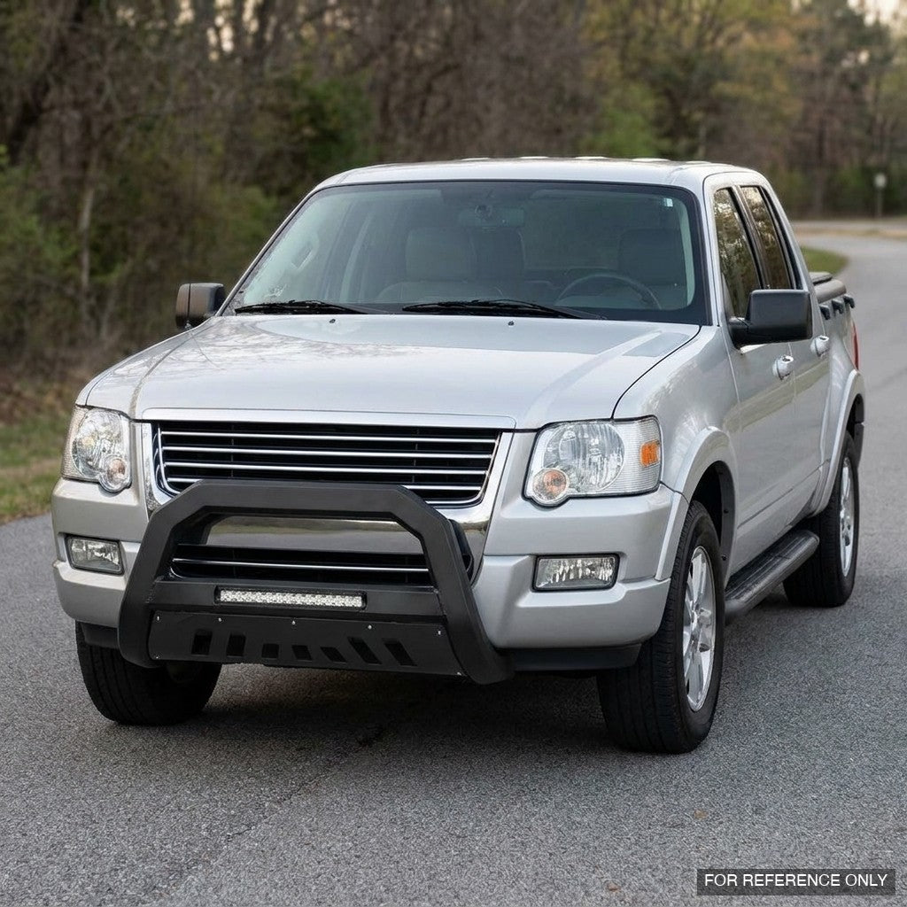 2006-2010 Ford Explorer & Sport Trac Advanced Series Bull Guard w/ Built-In LED Light Bar — Matte Black