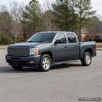 2007-2018 Chevrolet Silverado & GMC Sierra Crew Cab Rock Slider Side Step Bars — Texture Black