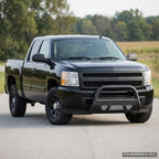 2007-2020 Chevrolet Silverado 1500/Tahoe/Suburban & GMC Sierra 1500/Yukon Bull Guard w/ Studded Mesh Skid Plate — Matte Black