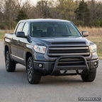 2007-2021 Toyota Tundra & 2008-2021 Sequoia Bull Guard w/ Studded Mesh Skid Plate — Matte Black