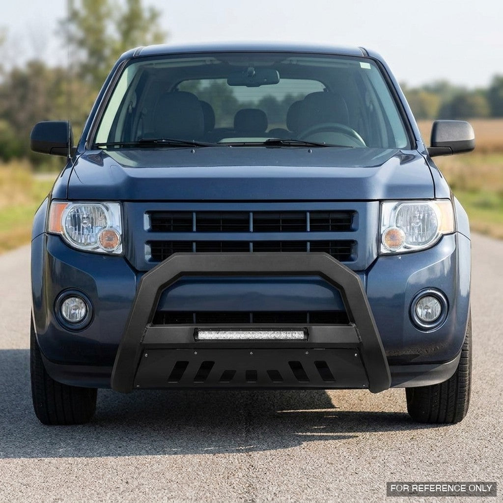 2008-2012 Ford Escape Advanced Series Bull Guard w/ Built-In LED Light Bar — Matte Black