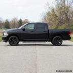 2009-2018 Ram 1500, 2010-2018 Ram 2500/3500 Crew Cab & 2019-2024 Ram 1500 Classic Rock Slider Side Step Bars — Texture Black