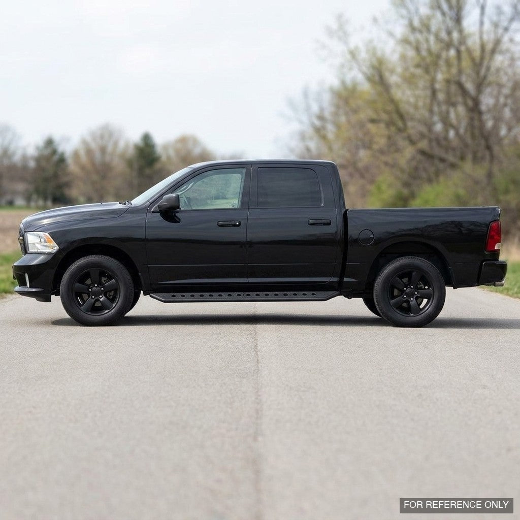 2009-2018 Ram 1500, 2010-2018 Ram 2500/3500 Crew Cab & 2019-2024 Ram 1500 Classic Rock Slider Side Step Bars — Texture Black
