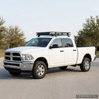 2010-2018 Ram 2500/3500 Crew Cab Low Profile Roof Basket — Drill-Free Steel, Matte Black