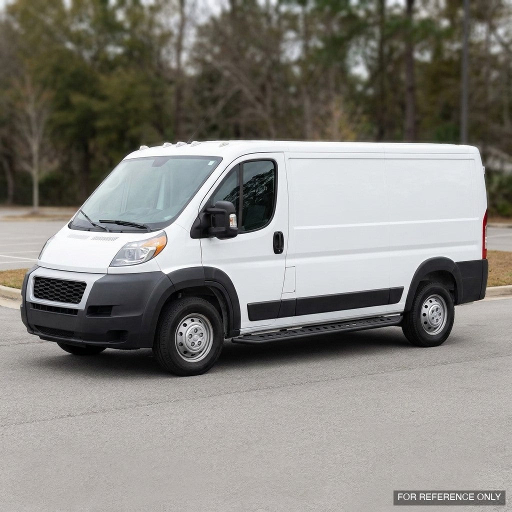 2014-2023 Ram ProMaster 1500/2500/3500 Rock Slider Side Step Bars — Texture Black