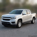 2015-2022 Chevrolet Colorado & GMC Canyon Crew Cab Rock Slider Side Step Bars — Texture Black