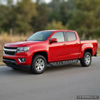 2015-2022 Chevrolet Colorado & GMC Canyon Crew Cab Rock Slider Side Step Bars — Texture Black
