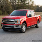 2015-2023 Ford F-150 & 2017-2022 Super Duty SuperCrew Rock Slider Side Step Bars — Texture Black