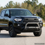 2016-2023 Toyota Tacoma Advanced Series Bull Guard w/ Built-In LED Light Bar — Matte Black