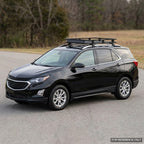 2018-2024 Chevrolet Equinox Low Profile Roof Basket System — Drill-Free Steel, Matte Black