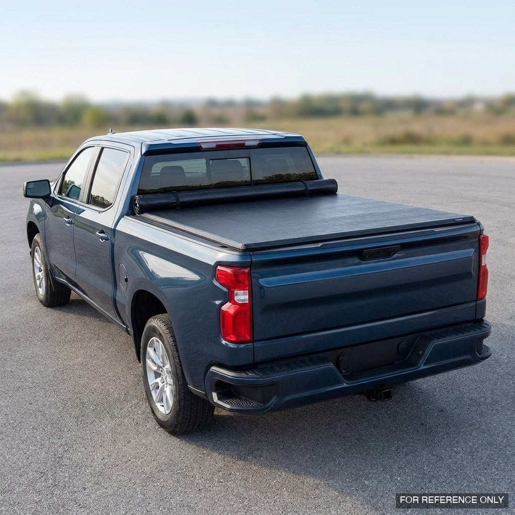 2019-2026 Chevrolet Silverado 1500 & GMC Sierra 1500 6.6 Ft Bed Lock & Roll-Up Tonneau Cover