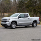 2019-2026 Chevrolet Silverado & GMC Sierra Double Cab Rock Slider Side Step Bars — Texture Black