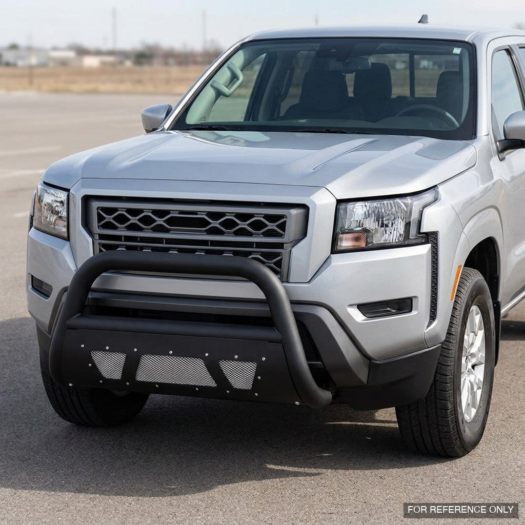 2022-2026 Nissan Frontier Bull Guard w/ Studded Mesh Skid Plate — Matte Black