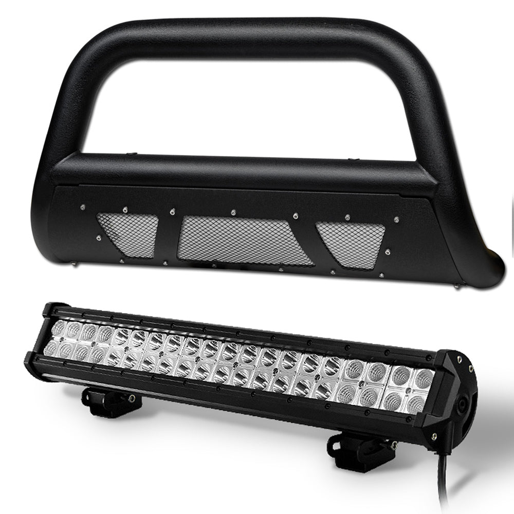 1992-1999 Chevy/GMC SUV Bull Guard & 120W LED Light Bar Combo
