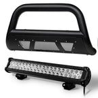 Ford F-150 Expedition Studded Mesh Bull Guard Combo w/ LED Light Bar