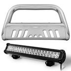 2004-2009 Dodge Durango Chrome Bull Guard with LED Light Bar
