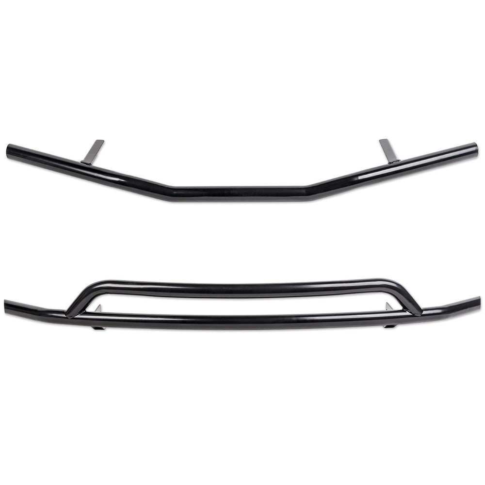 2020-2024 Tesla Model Y Front & Rear Bumper Guard Set - Black Steel
