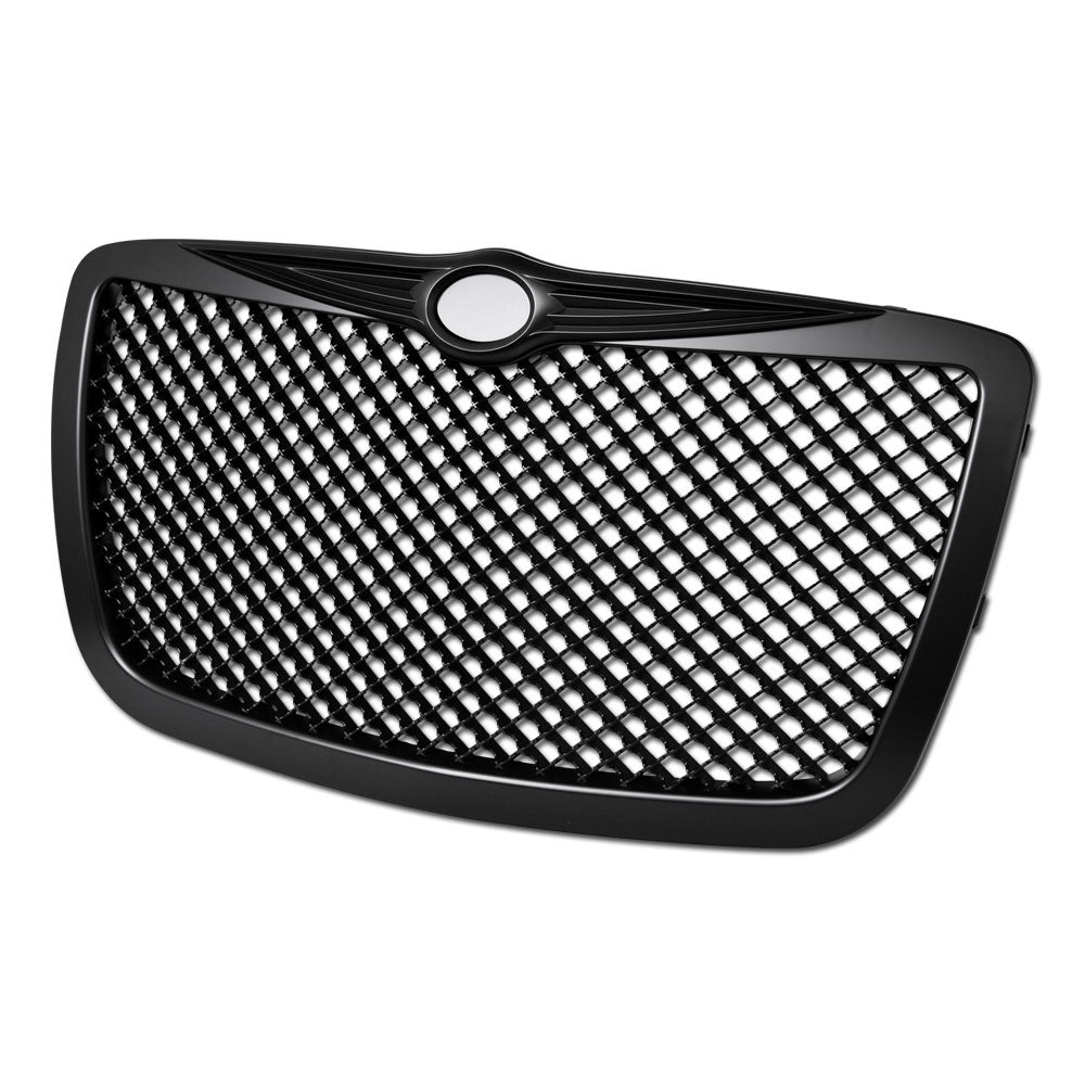 2005-2010 Chrysler 300 Honeycomb Mesh Front Grille - Matte Black