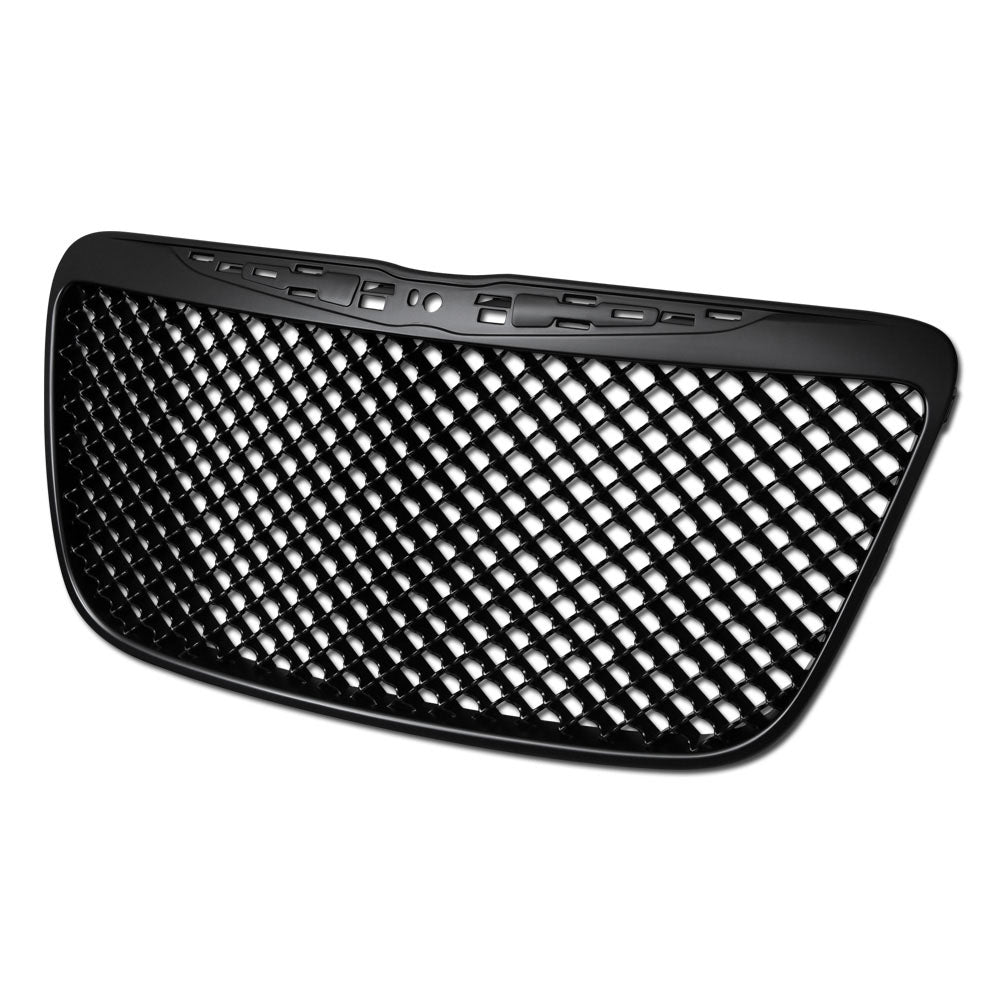 2011-2014 Chrysler 300 Honeycomb Mesh Front Grille - Matte Black