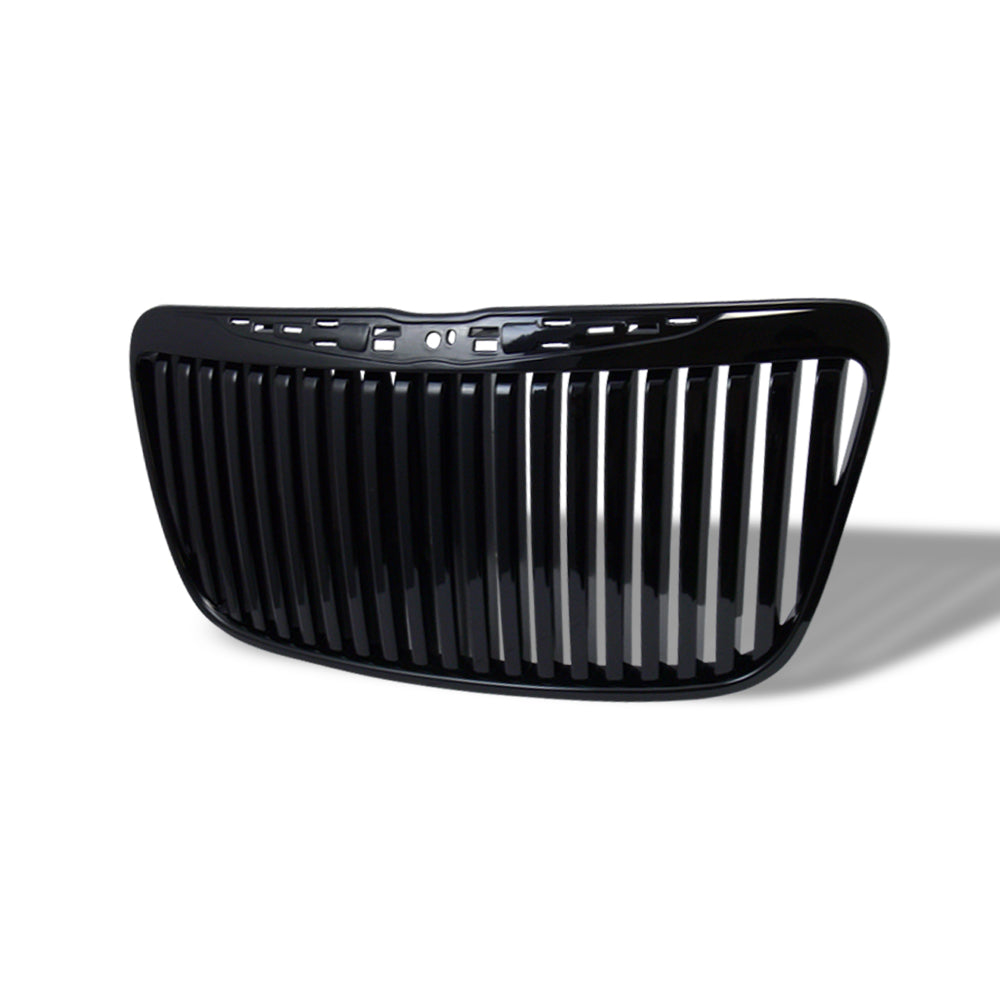 2011-2014 Chrysler 300 Vertical Front Grille - Matte Black