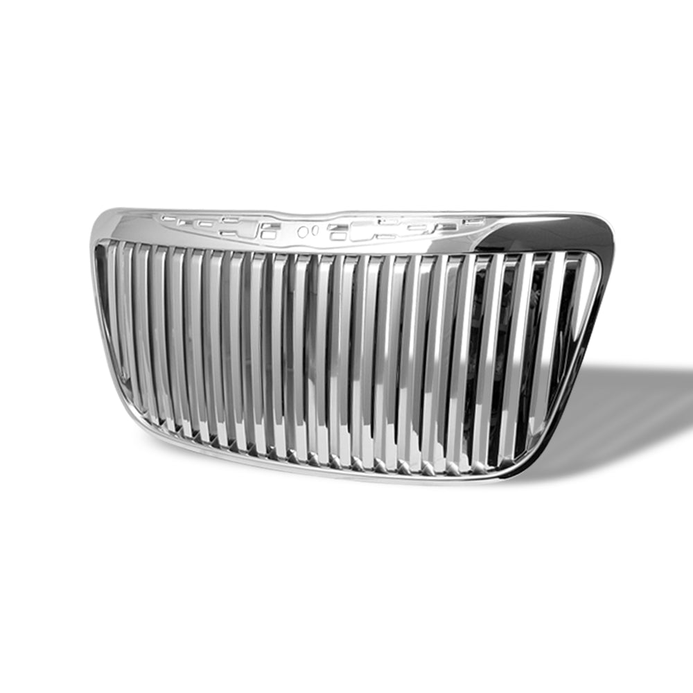 2011-2014 Chrysler 300 Vertical Front Grille - Chrome Finish