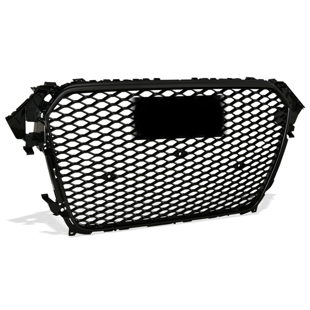 2013-2016 Audi A4 S4 RS Style Honeycomb Mesh Grille - Black