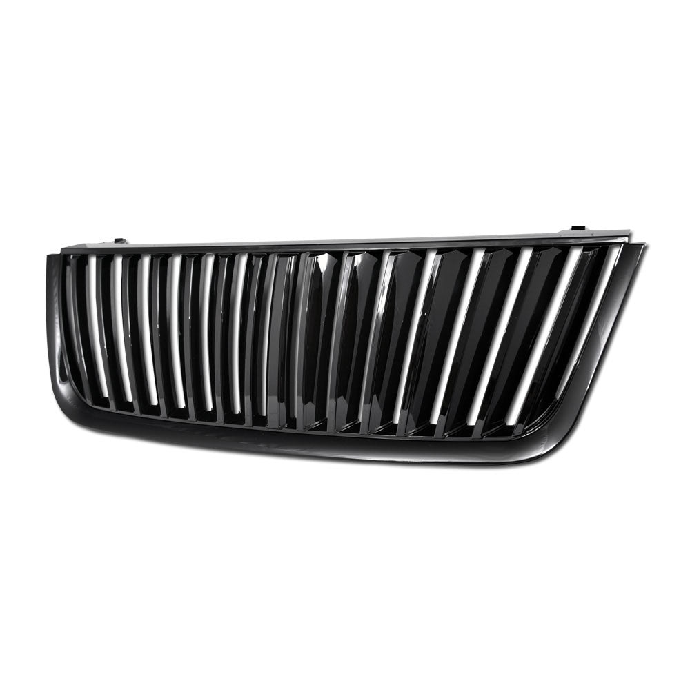 2003-2006 Ford Expedition Vertical Style Front Grille - Black ABS