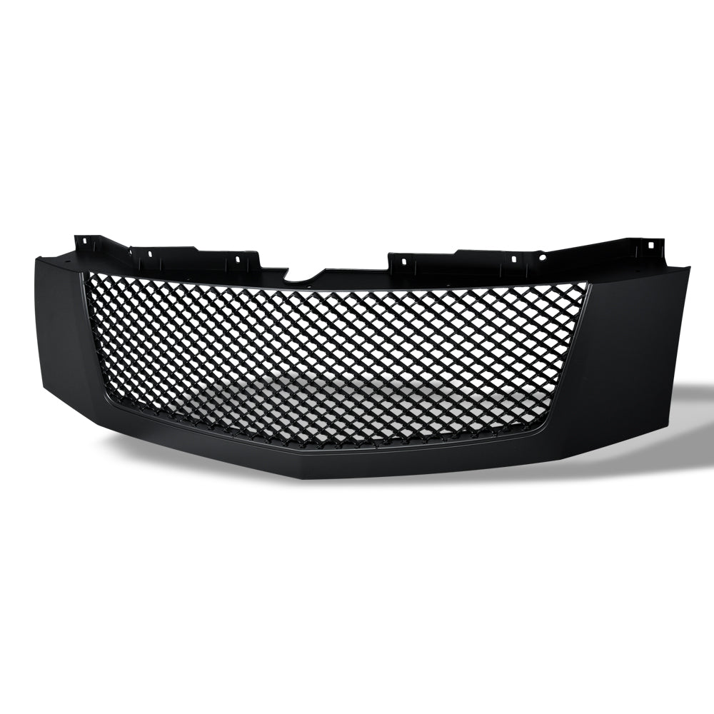 2007-2014 Cadillac Escalade Diamond Mesh Front Grille - Matte Black