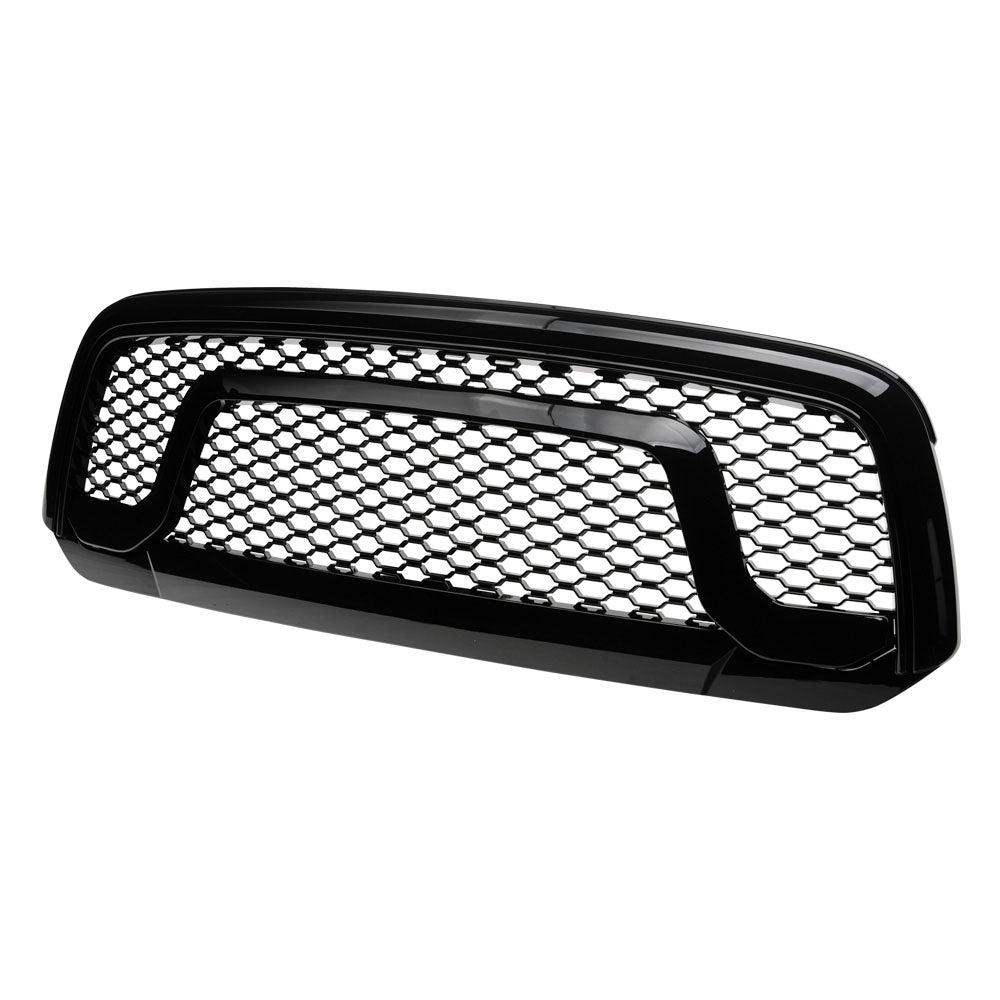2013-2024 Dodge Ram 1500 Honeycomb Rebel Style Front Grille - Black