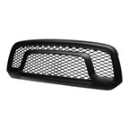 2013-2022 Dodge Ram 1500 Honeycomb Rebel Style Front Grille - Matte Black