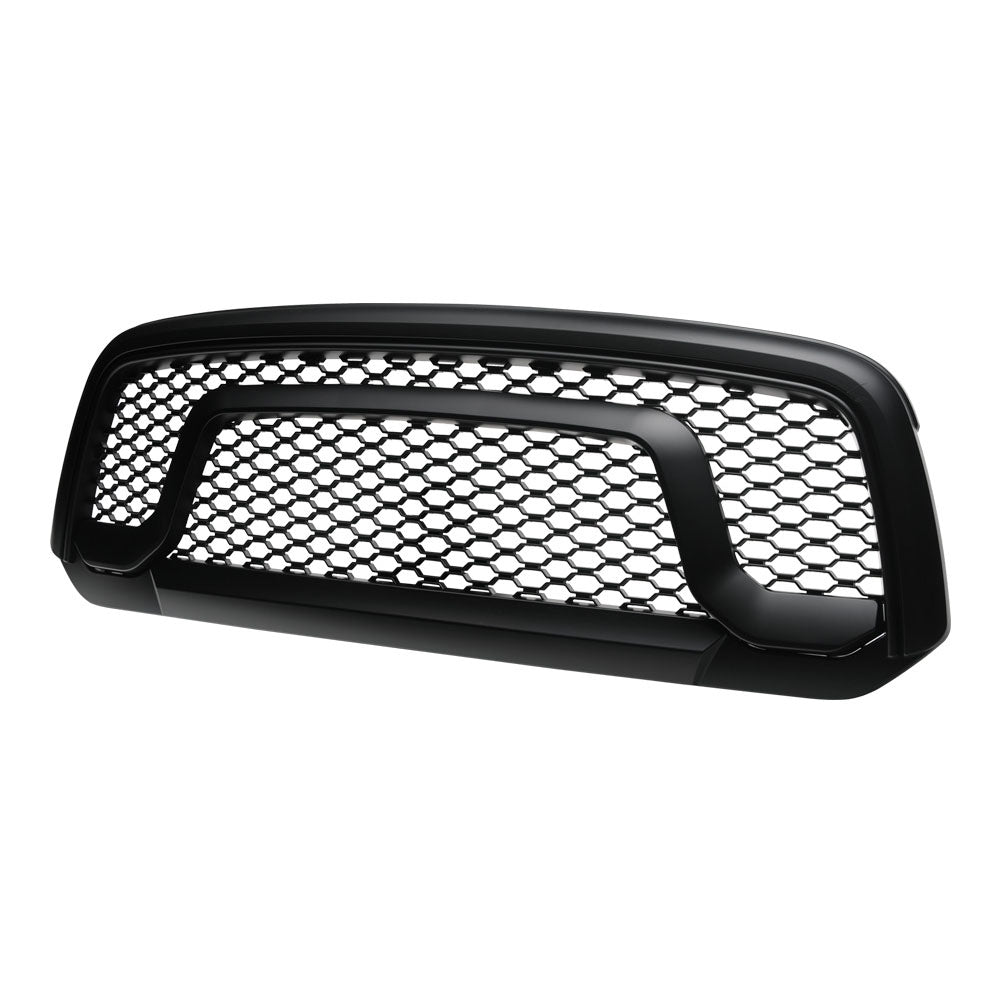 2013-2022 Dodge Ram 1500 Honeycomb Rebel Style Front Grille - Matte Black