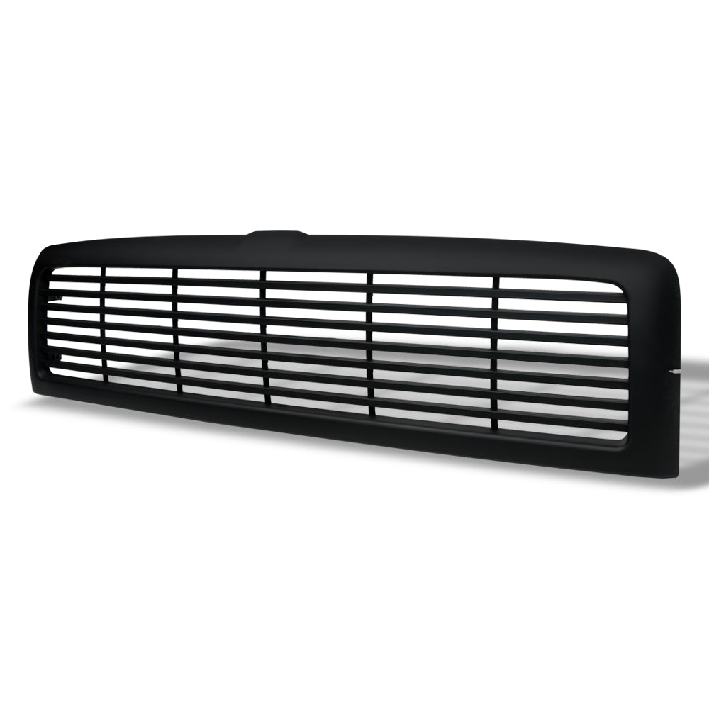 1994-2002 Dodge Ram 1500 2500 3500 Horizontal Front Grille Matte Black