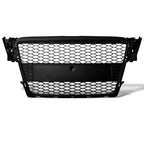 2009-2012 Audi A4 Front Grill Emblem - Matte Black