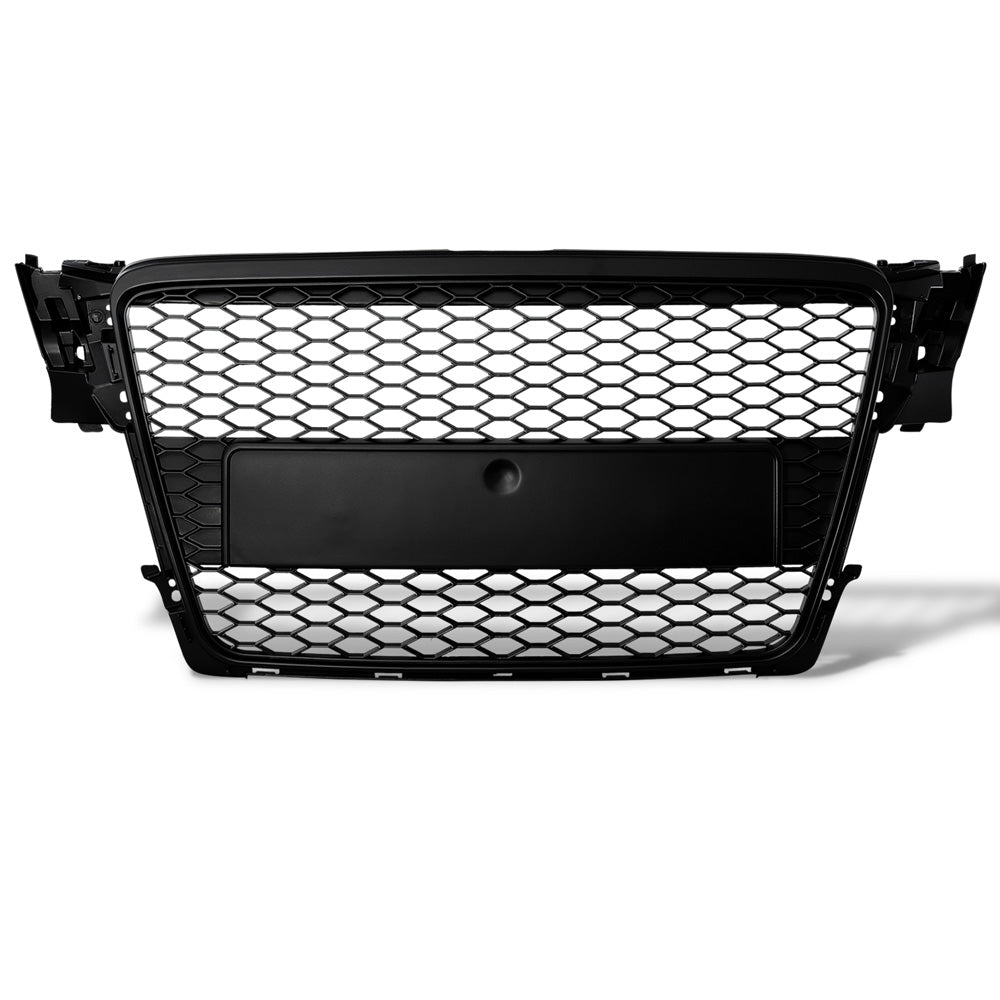2009-2012 Audi A4 Front Grill Emblem - Matte Black