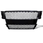 2008-2012 Audi A5 S5 Front Grille Emblem - Gloss Black
