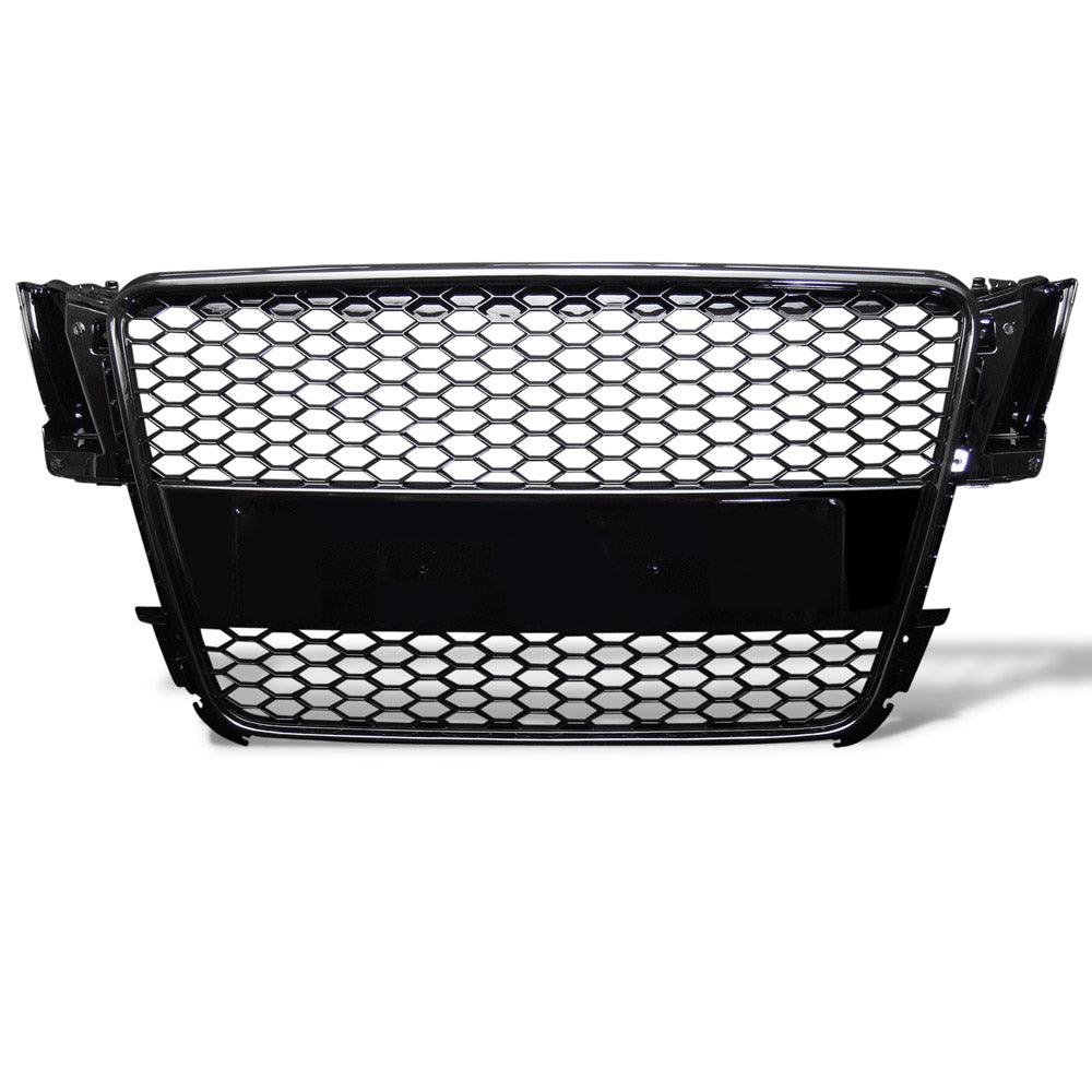 2008-2012 Audi A5 S5 Front Grille Emblem - Gloss Black