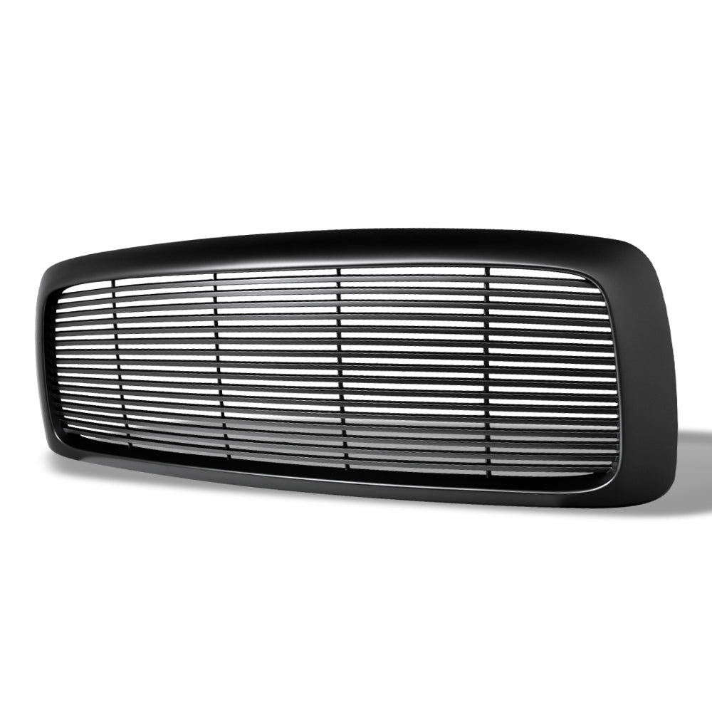 2002-2005 Dodge Ram 1500 2500 3500 Horizontal Front Grille Matte Black