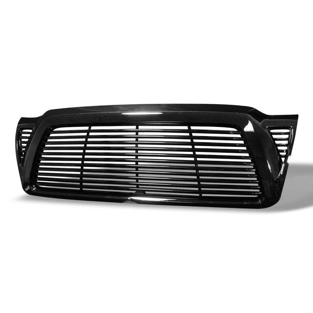 2005-2011 Toyota Tacoma Front Grille - Matte Black Mesh Style