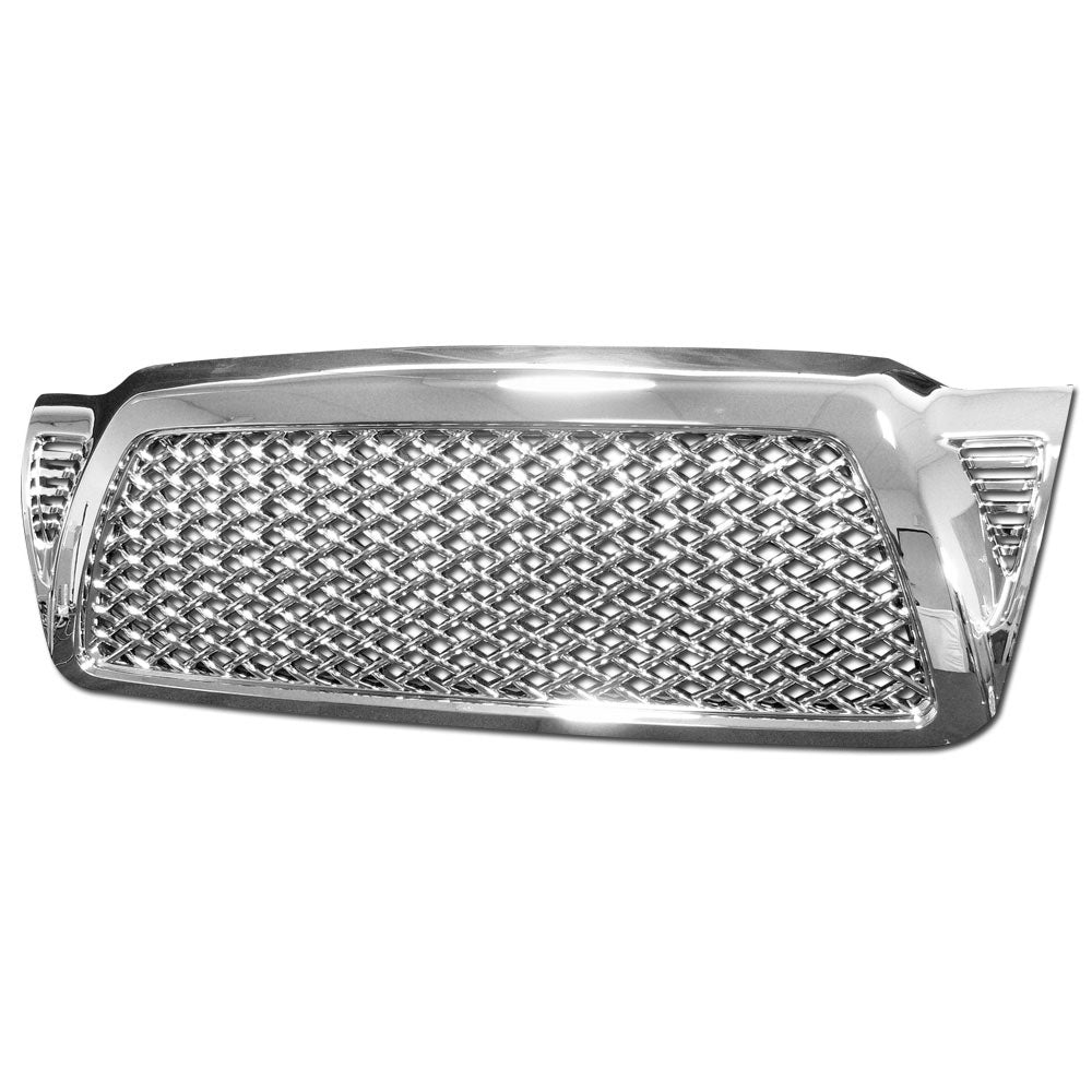 2005-2011 Toyota Tacoma Front Grille - Chrome Mesh Style