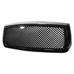 2005-2007 Dodge Dakota Front Grille - Matte Black Mesh Style