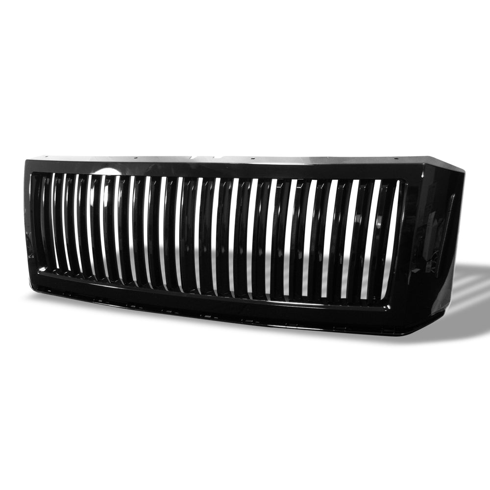 2007-2014 Ford Expedition Vertical Front Grille - Black