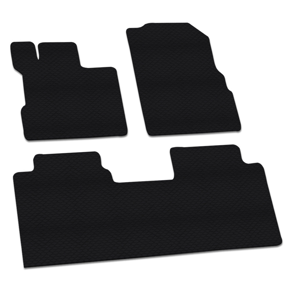 2010-2017 Chevrolet Equinox All Weather Rubber Floor Mats 3PC - Black