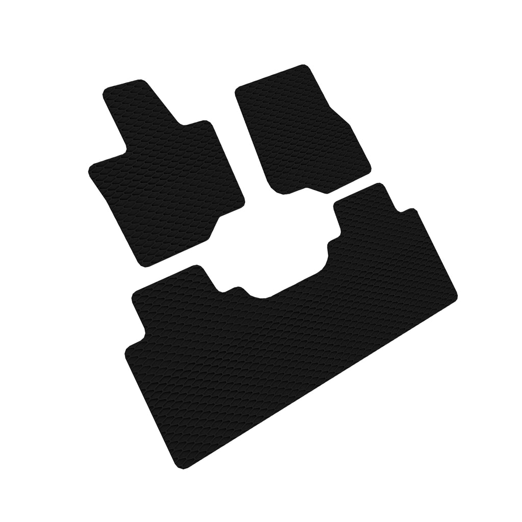 2015-2023 Ford F-150 Super Cab All Weather Floor Mats 3PC - Black