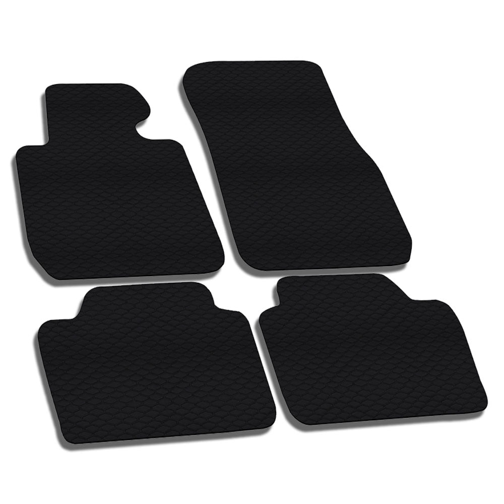2012-2019 BMW 3 Series F30 All Weather Rubber Floor Mats 4PC - Black