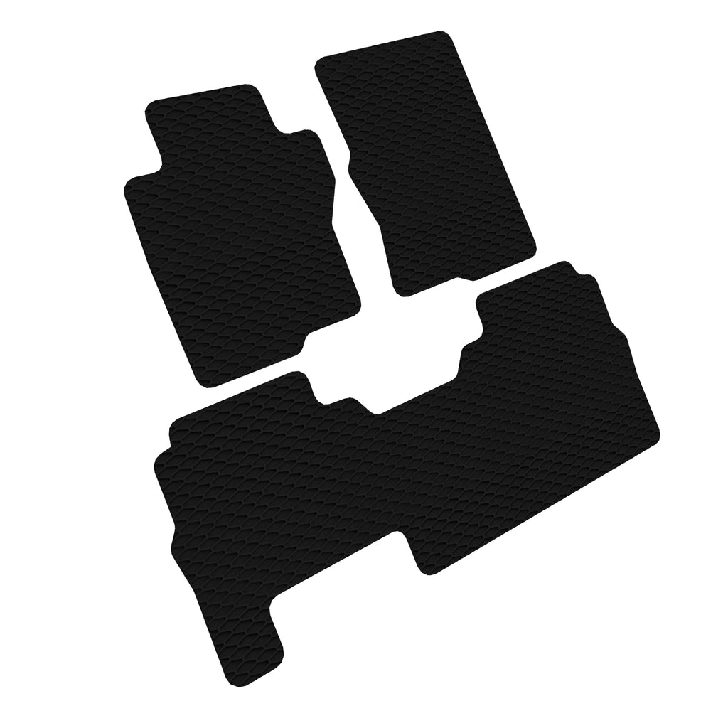 2022-2023 Nissan Frontier King Cab 3PC Rubber Floor Mats - Black